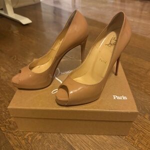 Louboutin very privé 120 patent